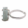 Be Beautiful Aquamarin Herzring 45
