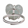 Be Beautiful Aquamarin Herzring 45