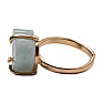 Be Beautiful Aquamarin Herzring 46