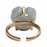 Be Beautiful Aquamarin Herzring 49