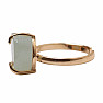 Be Beautiful Aquamarin Herzring 51