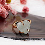 Be Beautiful Aquamarin Herzring 51