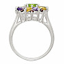 Mehrfarbiger Ring Silber Ag 925 R5006MT