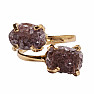 Be Beautiful Amethyst Doppelring 56