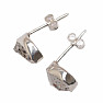 Herkimer Diamant Ohrringe Steine Silber Ag 925 E611