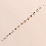 Citrinarmband Silber Ag 925 64090