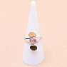 Designerring mit mehrfarbigen Turmalinen Silber Ag 925 68090