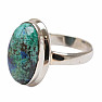 Malachit im Azuritring Silber Ag 925 R684