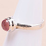 Turmalin rosa polierter Ring Silber Ag 925 68775