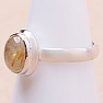 Sagenitkristall mit Rutilring Silber Ag 925 69666