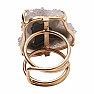 Be Beautiful Amethyst Stalaktitschliff Ring 75