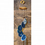 Glockenspiel aus blauem Achat