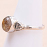 Sagenitkristall mit Rutilring Silber Ag 925 76242