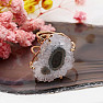 Be Beautiful Amethyst Stalaktitschliff Ring 77
