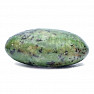 Serpentine grüne Massageauflage oval 4,5 cm