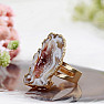Achat Hexenring Ring der Absicht Nr. 8