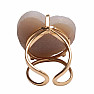 Be Beautiful Achat Herz Aqua Aura Ring 80