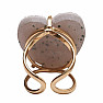 Be Beautiful Achat Herz Aqua Aura Ring 81