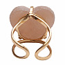 Be Beautiful Achat Herz Aqua Aura Ring 82