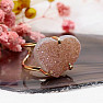 Be Beautiful Achat Herz Aqua Aura Ring 82