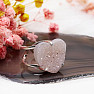 Be Beautiful Achat Herz Aqua Aura Ring 87