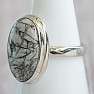 Pinolith-Ring Silber Ag 925 R88