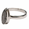 Meteorit Muonionalusta Ring Silber Ag 925 R889