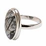 Pinolith-Ring Silber Ag 925 R91