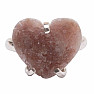 Be Beautiful Amethyst Rosa Herz Ring 96