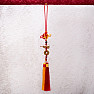 Feng Shui Schutzvorhang Knoten mit Kürbis und Münzen Variante B