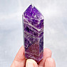 Amethyst doppelseitiger Spitzschliff Sambia 1