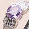 Silberring mit brasilianischem Amethyst und Zirkonen Ag 925 026068 BRAME