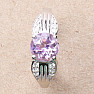 Silberring mit brasilianischem Amethyst und Zirkonen Ag 925 026068 BRAME