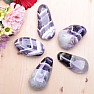 Amethyst getrommelter Chevron