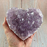 Amethyst Herz Druse Brasilien 1