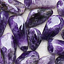 Amethyst dunkelviolett getrommelt Sambia