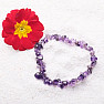 Amethyst-Armband lila gehackt