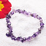 Amethyst-Armband lila gehackt