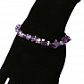 Amethyst extra Armband mit einer Perle gehackt