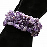 Amethyst-Armband breit gehackt