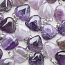 Herzanhänger aus Amethyst