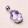 Silberanhänger mit einem großen rosa Amethyst Ag 925 015657 PAM