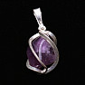 Amethyst im Käfiganhänger