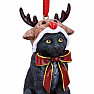Weihnachtsschmuck Katze Rentier