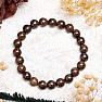 Bronzitperlenarmband, AA-Qualität, 8 mm