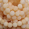 Armband aus orangefarbenen Kalzitperlen, 8 mm