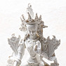 Feng Shui weiße Statuette der Göttin Grüne Tara