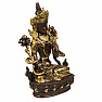 Feng Shui Statuette der Göttin Weiße Tara, Messing gefärbt