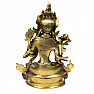 Feng Shui Statuette der Göttin White Tara aus Messing