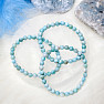 Larimar Perlenarmband 6 mm